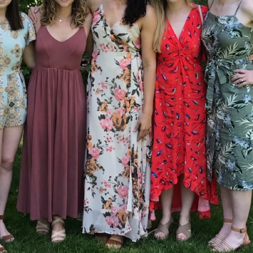 Floral Wrap Dress